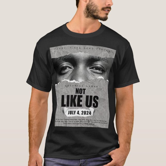 T-shirt Yeux de Kendrick Lamar Hiphop Music (Devant)