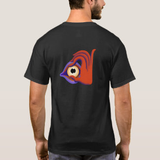 T-shirt yeux ouverts dans le dos