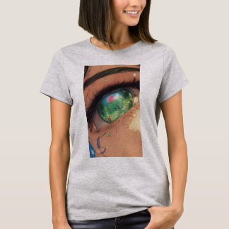 T-shirt Yeux sur la mode : déclaration Oeil d'impression T