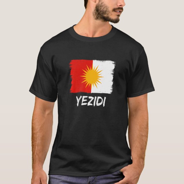 T-shirt Yezidi Flag Ezidi (Devant)