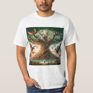 T-shirt Ygdrassil: El Árbol de la Vida Nórdico