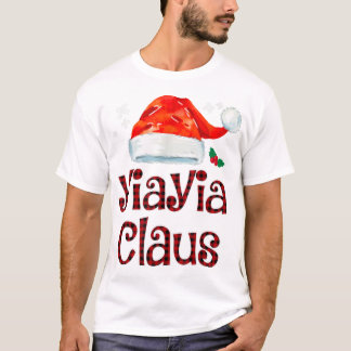 T-shirt Yiayia Claus Tee Christmas Pajama Fam