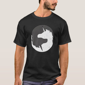T-shirt Yin and Yang Unicorn Mythical Creatures Meditation