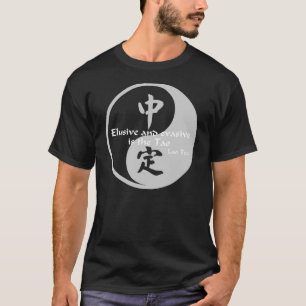 T-shirt Yin évasif Yang (chemises foncées)