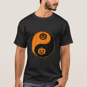 T-shirt Yin Yang Citrouille Arts martiaux Costume Cool Hal
