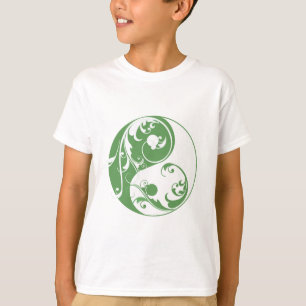 T-shirt Yin & Yang défilant (vert)
