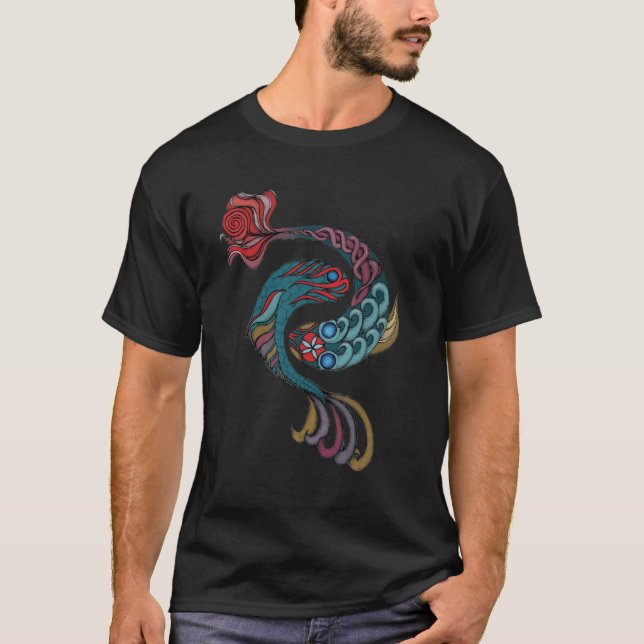 T-shirt Yin Yang Fish Unisex (Devant)