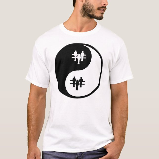T-shirt Yin Yang Foosball (Devant)