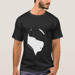 T-shirt Yin Yang French Bulldog Funny Frenchie Symbole Med