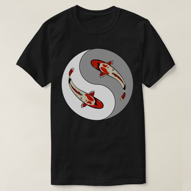 T-shirt Yin Yang Koi (Design devant)