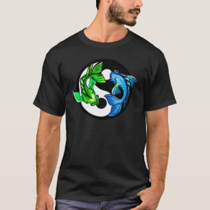 T-shirt Yin-Yang Koi Design