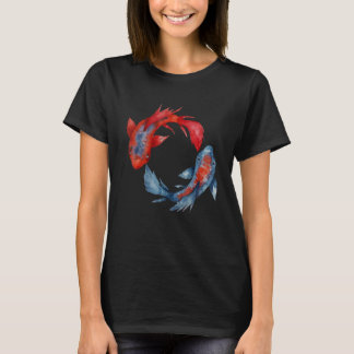 T-shirt Yin Yang Koi Fish