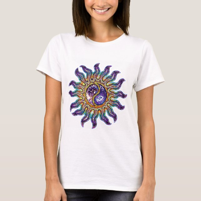 T-shirt Yin Yang Mosaic Débardeur Sun (Devant)