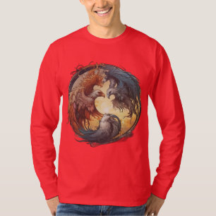T-shirt Yin Yang Phoenix - Renaissance par l'équilibre