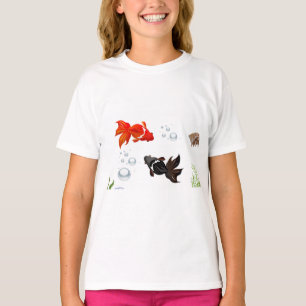 T-Shirt Yin Yang Poisson Koi Zen Japonais & Équi