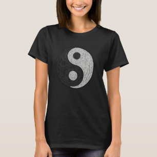 T-shirt Yin Yang Starry Nuit Feng Shui Van Gogh Art Vinta