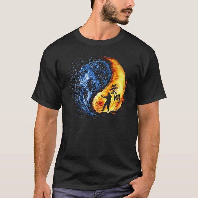 T-shirt Yin Yang - Wing Chun "KungFu" Ip Man (Devant)