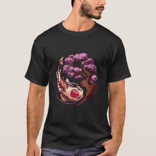 T-shirt Ying & Yang Koi Fish Sakura Hommes Japon