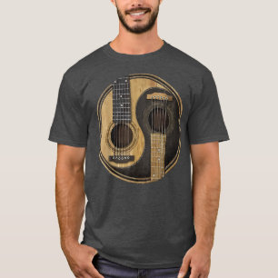 T-shirt Ying Yang Onglet de guitare Guitare Guitare Guitar