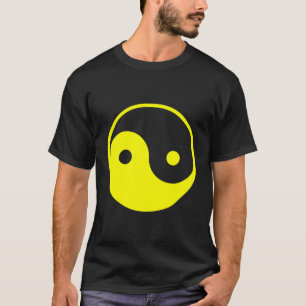 T-shirt ying-yang, symbole, jour et nuit