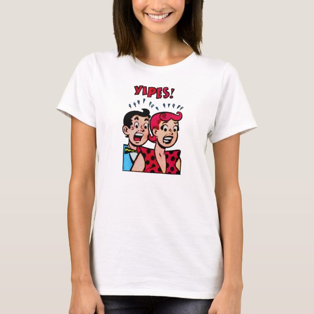 T-shirt YIPES ! Art comique vintage (Devant)