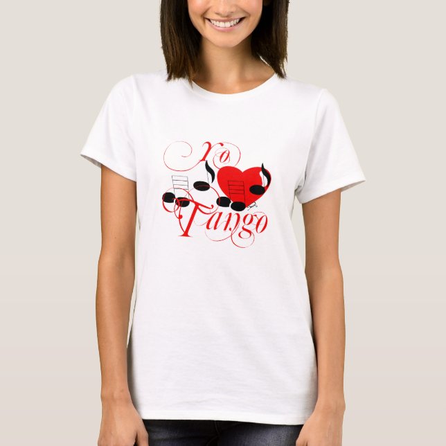 T-shirt ¡Yo (corazon) Tango! (Devant)