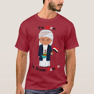 T-shirt YO HOMMES - Je viens du Yémen - Humour drôle
