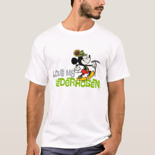 T-shirt Yodelberg Mickey Culottes de cuir