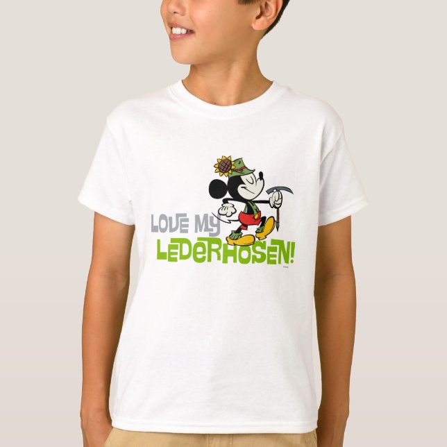 T-shirt Yodelberg Mickey | Lederhosen (Devant)