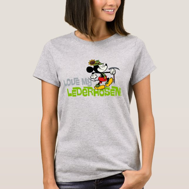 T-shirt Yodelberg Mickey | Lederhosen (Devant)