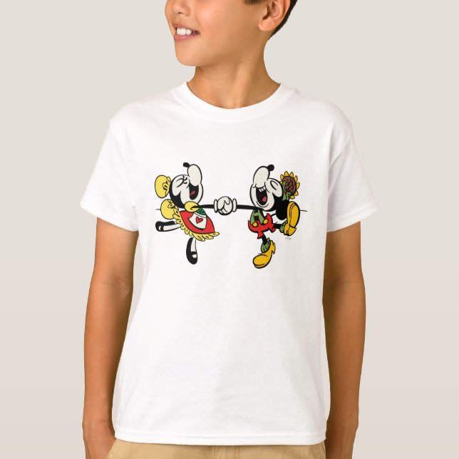 T-shirt Yodelberg Mickey | Mains de retenue (Devant)