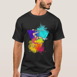 T-shirt Yoga aérien Acrobatie Aérialiste Yoga aérien color