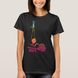 T-shirt Yoga Aérien Hammock Nope Couleur
