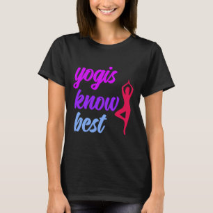 T-shirt Yoga Asana Vrikshasana Pose Yogis Connu Le Mieux D