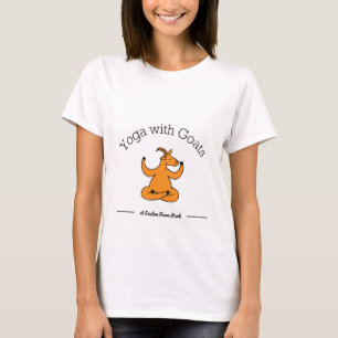 T-shirt Yoga avec chèvres