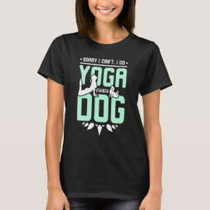 T-shirt Yoga avec chien