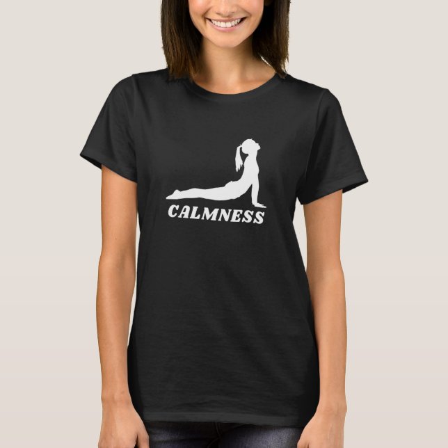 T-shirt Yoga Calmness Poses Méditation Exercices Yogis Ins (Devant)