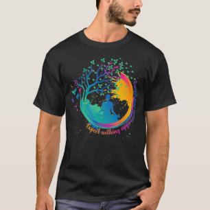 T-shirt Yoga coloré Zen Epect Rien Apprécier Partout