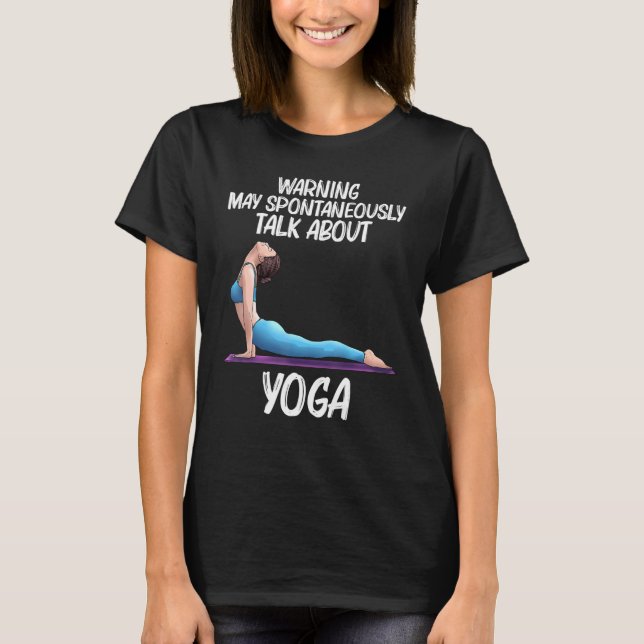 T-shirt Yoga cool Pour Hommes Femmes Yogi Exercice Physiqu (Devant)