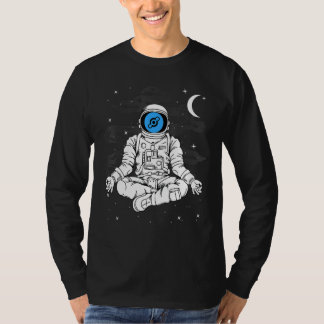 T-shirt Yoga d'astronaute Hélium Hnt Coin vers la Lune Cry
