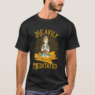T-shirt Yoga de méditation spirituelle vintage fortement m