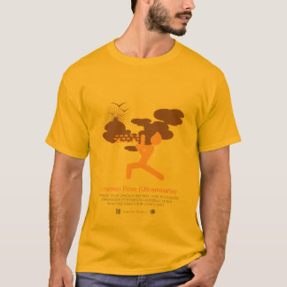T-shirt Yoga de puissance : Pose d'Ultraman (Ultramasana)