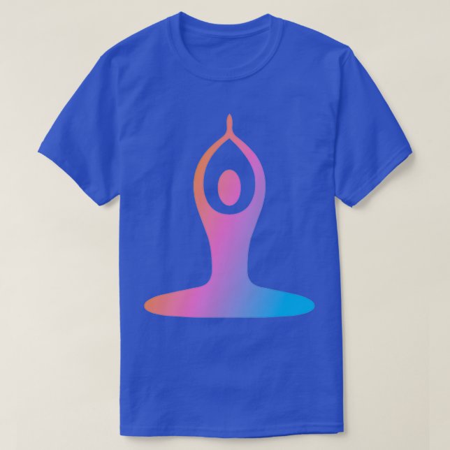 T-shirt Yoga dégradant (Design devant)