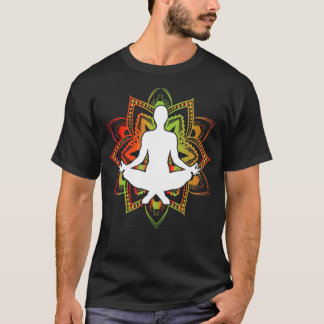 T-shirt Yoga Design Yoga Posture Pose Méditation Relaxati