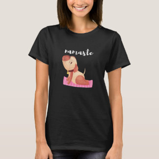 T-shirt Yoga entraînement médité Spirituel Chien Pose Medi