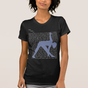 T-shirt Yoga et Pilates de mouvement--Adjectifs de yoga