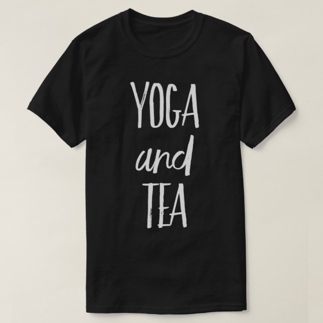 T-shirt Yoga Et Thé (Design devant)