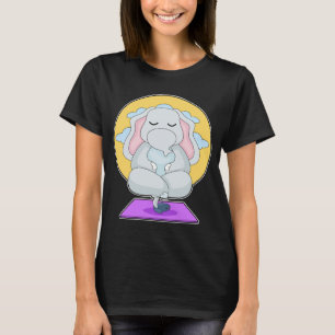 T-shirt Yoga Fitness Méditation Éléphant