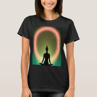 T-shirt Yoga Girl Female Sun Salutation Meditation Chakra 