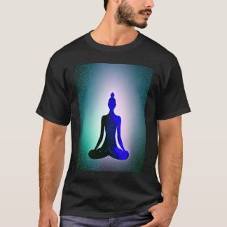 T-shirt Yoga Girl Female Sun Salutation Meditation Chakra 